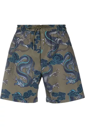Maharishi Bañador con dragón estampado