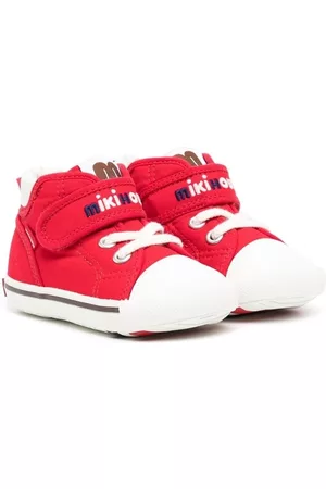 Miki House Zapatillas altas con logo bordado
