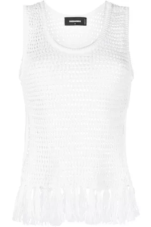 Dsquared2 Top de ganchillo