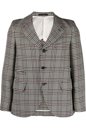 Comme des Garçons Blazer con motivo pied de poule
