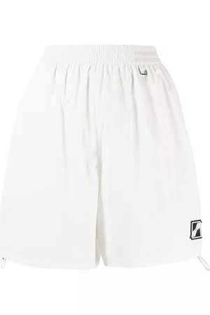 We11 Done Shorts de talle alto con logo