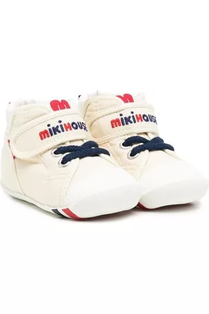 Miki House Zapatillas con logo bordado