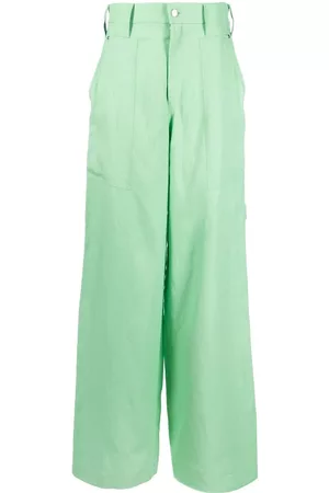 Stella McCartney Pantalones anchos de talle alto
