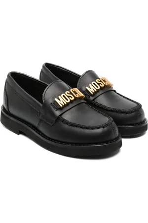 Moschino Mocasines con placa y logo