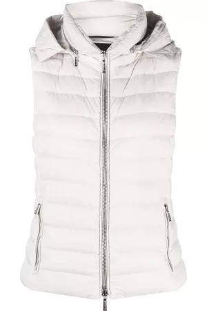 MOORER Chaleco acolchado con capucha removible