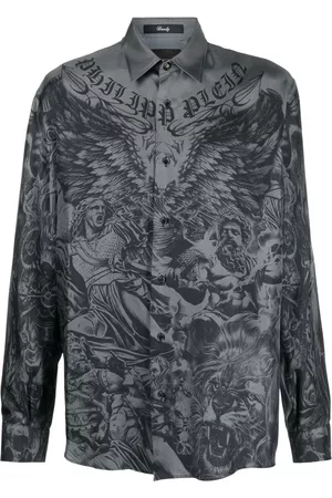 Philipp Plein Camisa con estampado gráfico