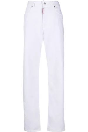 Dsquared2 Vaqueros White Bull rectos