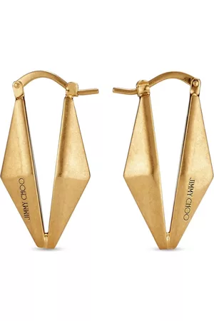 Jimmy Choo Pendientes con logo grabado