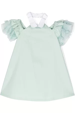 Simonetta Vestido con ribete de volantes