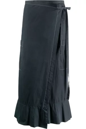 Comme des Garçons Falda midi de cintura alta 2000