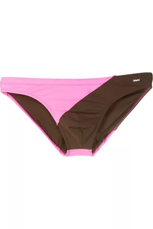 AMIR SLAMA Bañador con diseño de paneles
