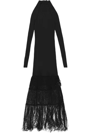 Khaite Vestido Cedar con flecos