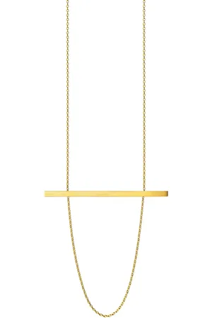 SHIHARA Collar Bar en oro amarillo de 18kt
