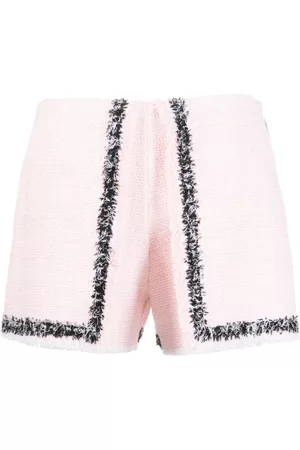 Msgm Pantalones cortos con bordes deshilachados