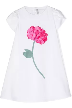 Il gufo Vestido con motivo floral