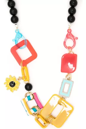 AMIR SLAMA Collar con apliques florales