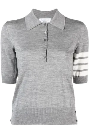 Thom Browne Polo con motivo 4-Bar