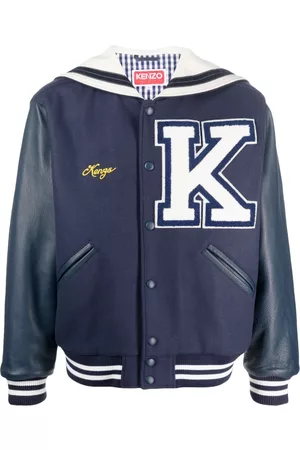 Kenzo Chaqueta bomber con parche del logo