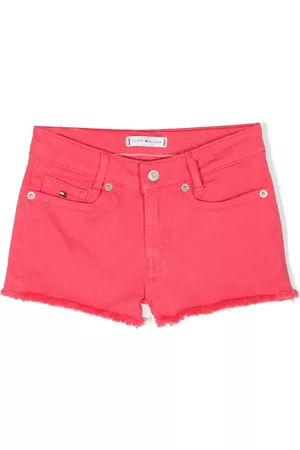 Tommy Hilfiger Pantalones vaqueros cortos con dobladillo deshilachado