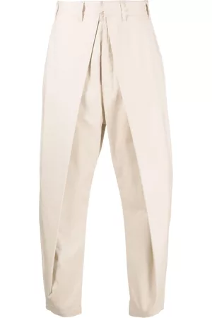 MARCELO BURLON Pantalones tapered a capas