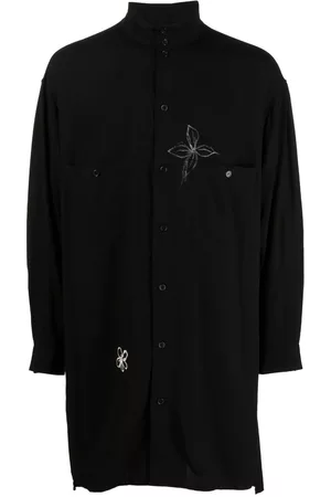 YOHJI YAMAMOTO Camisa larga con motivo floral
