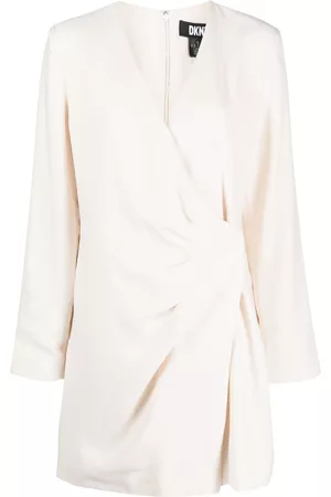 DKNY Vestido estilo blazer cruzado