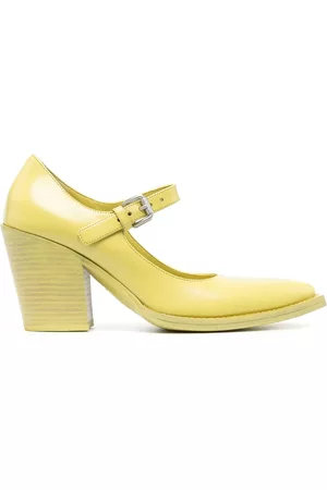 Prada Zapatos de tacón con efecto cepillado