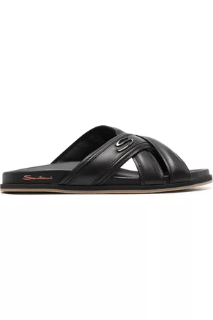 santoni Sandalias con tiras cruzadas