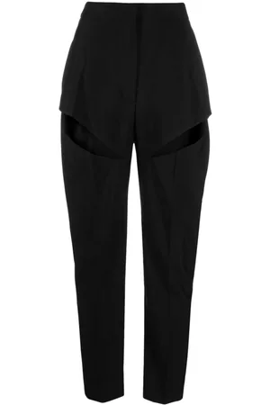 Alexander McQueen Pantalones de vestir con aberturas