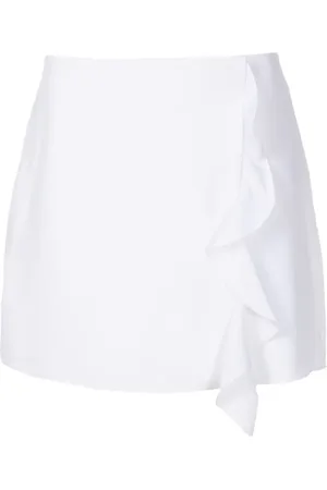 Armani Exchange Minifalda con detalle de volantes