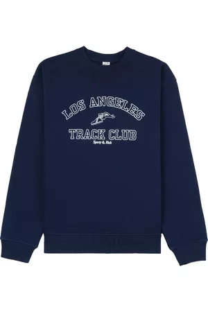 Sporty & Rich Sudadera Track Club con cuello redondo