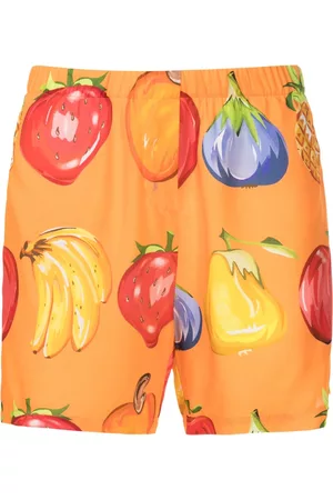 AMIR SLAMA Bermudas con motivo de fruta