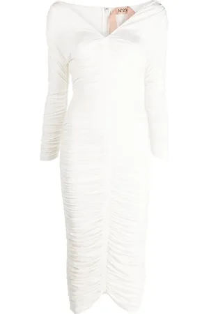 Nº21 Vestido midi fruncido