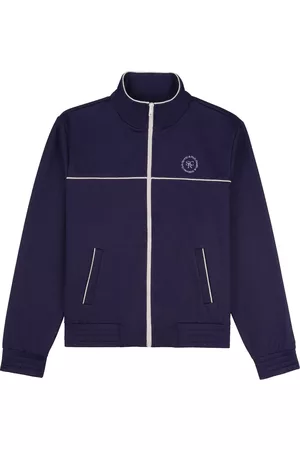 Sporty & Rich Chaqueta con logo bordado y cremallera