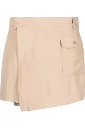 DKNY Pantalones cortos asimétricos