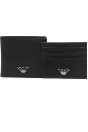 Emporio Armani Set de cartera con placa del logo