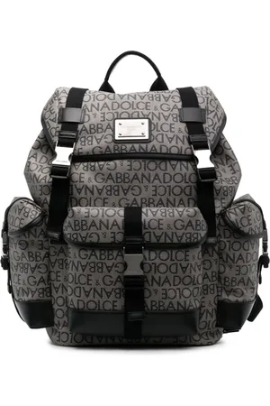 Dolce & Gabbana Mochila con logo en jacquard