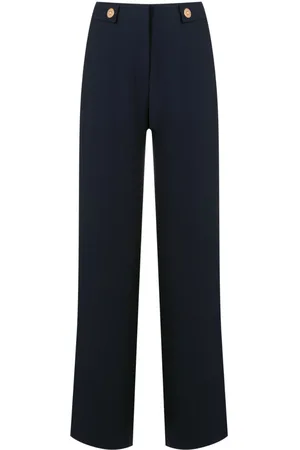 Giorgio Armani Pantalones rectos de talle alto