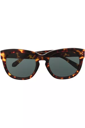 Linda Farrow Gafas de sol Jenson con montura de efecto carey