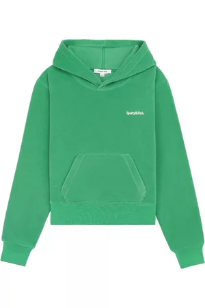 Sporty & Rich Sudadera con capucha y logo bordado