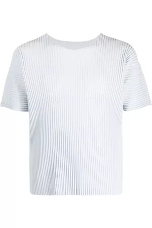 Issey Miyake Camiseta con cuello redondo