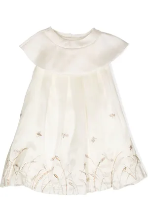 SHATHA ESSA Vestido de seda bordado