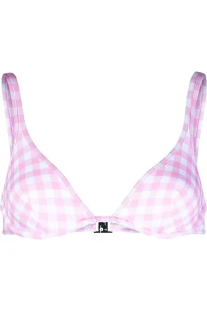 Ephemera Top de bikini a cuadros gingham