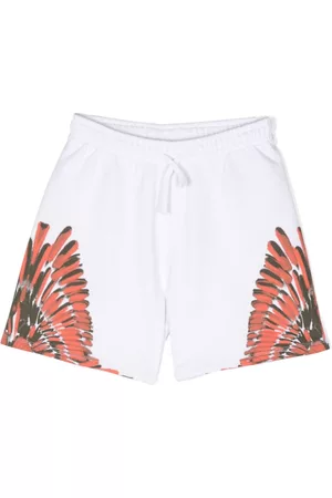 MARCELO BURLON Pantalones cortos de chándal con motivo Wings