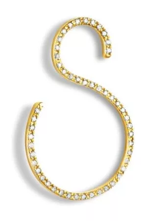 SHIHARA Pendiente S 01 en oro amarillo de 18kt con diamantes