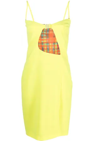 Dsquared2 Vestido corto con hebilla y abertura