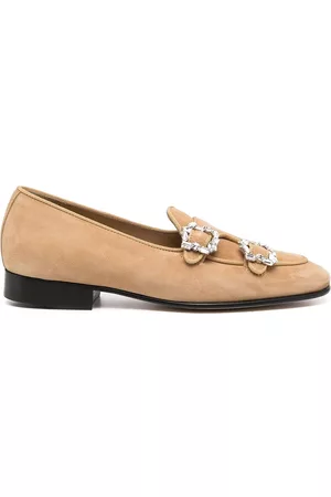 Edhen Milano Mocasines con hebilla con cristales