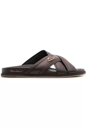 santoni Sandalias con tiras cruzadas