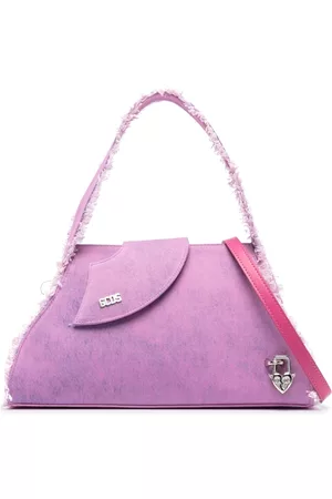 GCDS Bolso shopper vaquero Comma mediano