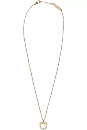 Salvatore Ferragamo Collar con colgante Gancini grande